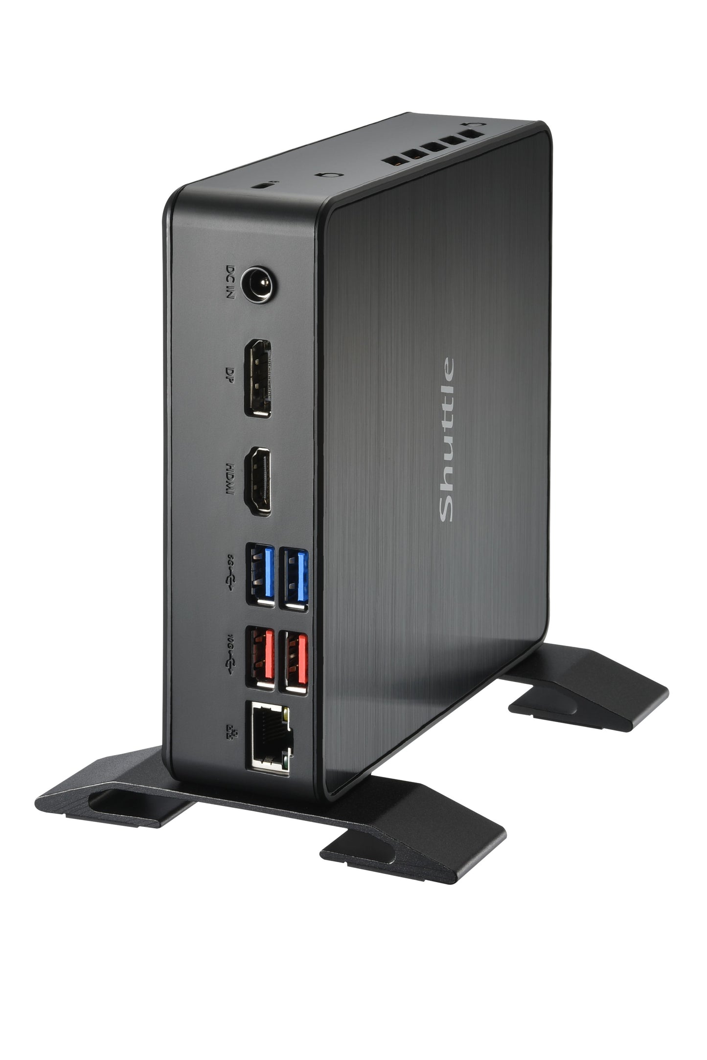 Shuttle XPC Nano PC NC40U3, Intel Core i3-1215U, 1x HDMI, 1x DP,1xUSB-C/DP, 6x USB3.2, 1x 2.5" bay, 2x M.2, 1x LAN, RAID, 24/7 permanent operation, incl. VESA & Stand