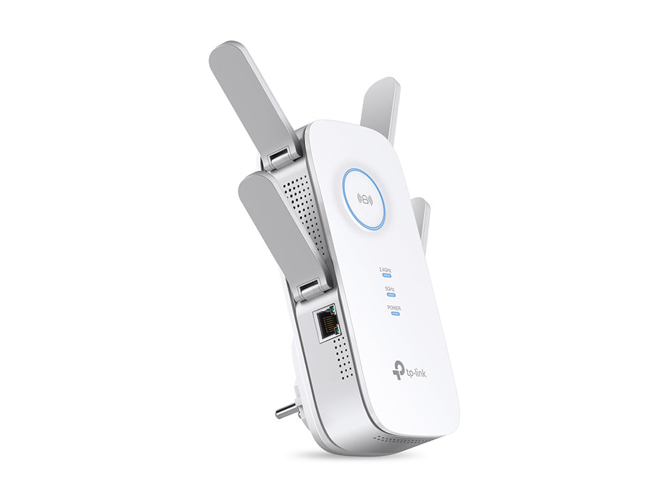 TP-Link RE650 network extender Network transmitter White 10, 100, 1000 Mbit/s