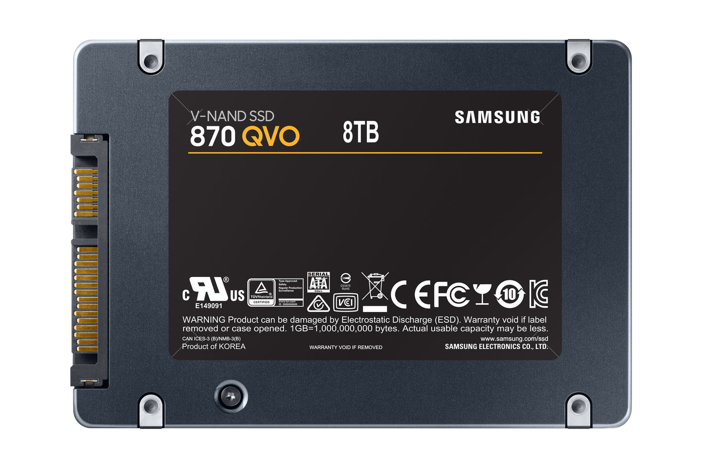 Samsung MZ-77Q8T0 8 TB 2.5" Serial ATA V-NAND MLC