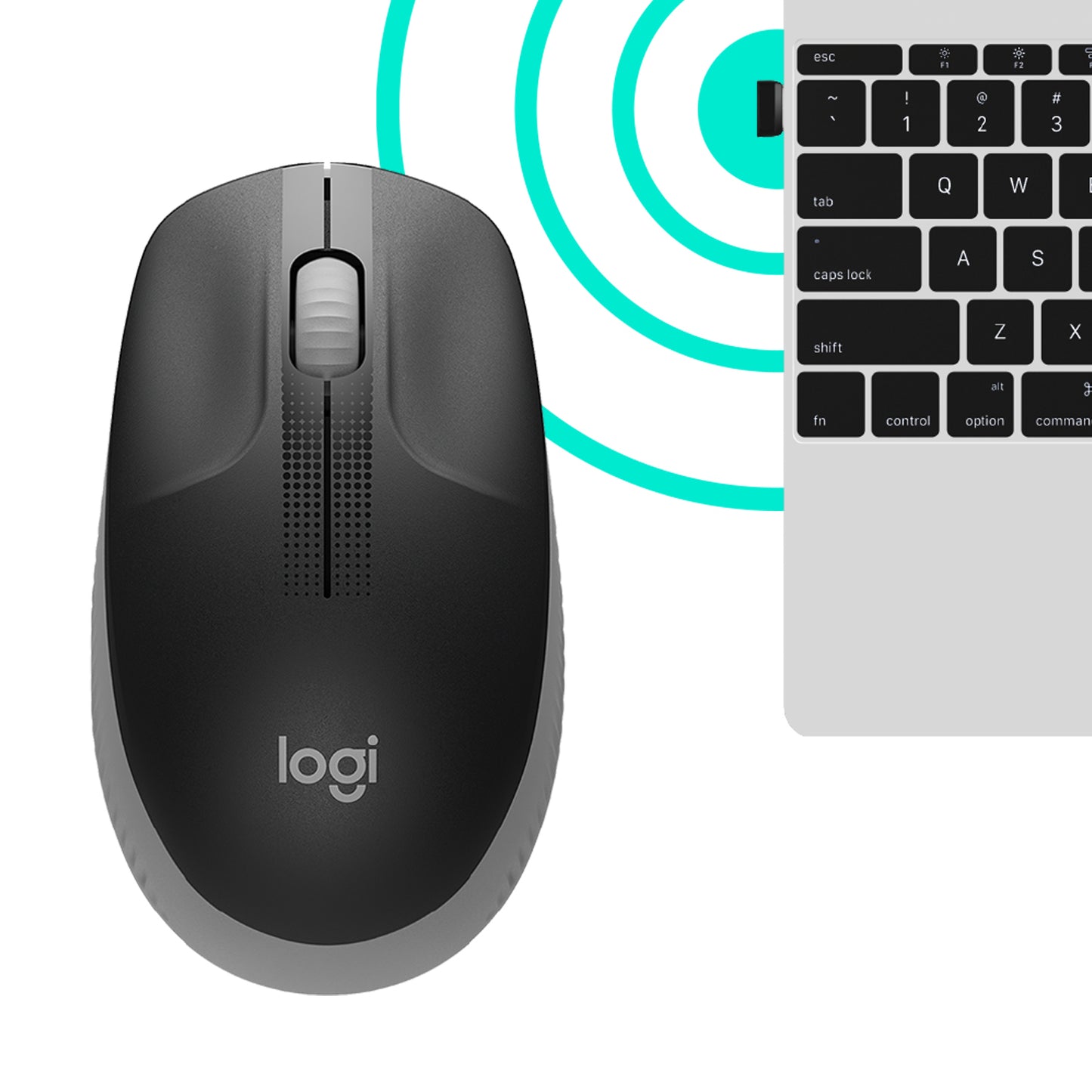 Logitech M190 Full-size wireless mouse