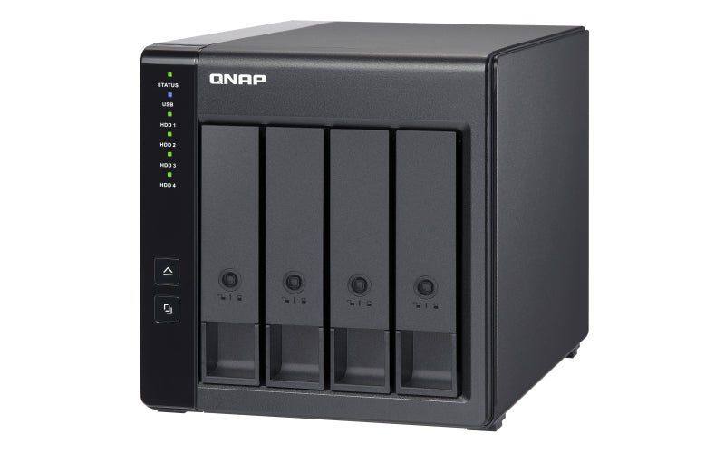 QNAP TR-004 storage drive enclosure HDD/SSD enclosure Black 2.5/3.5"