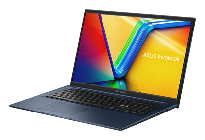 ASUS Vivobook 17 X1704ZA-AU245W Intel® Core™ i3 i3-1215U Laptop 43.9 cm (17.3") Full HD 8 GB DDR4-SDRAM 512 GB SSD Wi-Fi 6E (802.11ax) Windows 11 Home Blue