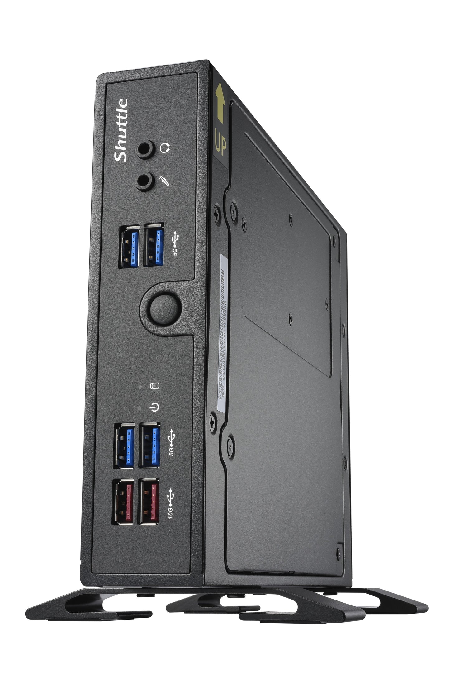 Shuttle XPC slim Barebone DS50U5, i5-1335U, 2x LAN (1x 2.5Gbit ,1x 1Gbit), 1xCOM,1xHDMI,1xDP, 1x VGA, fanless, 24/7 permanent operation