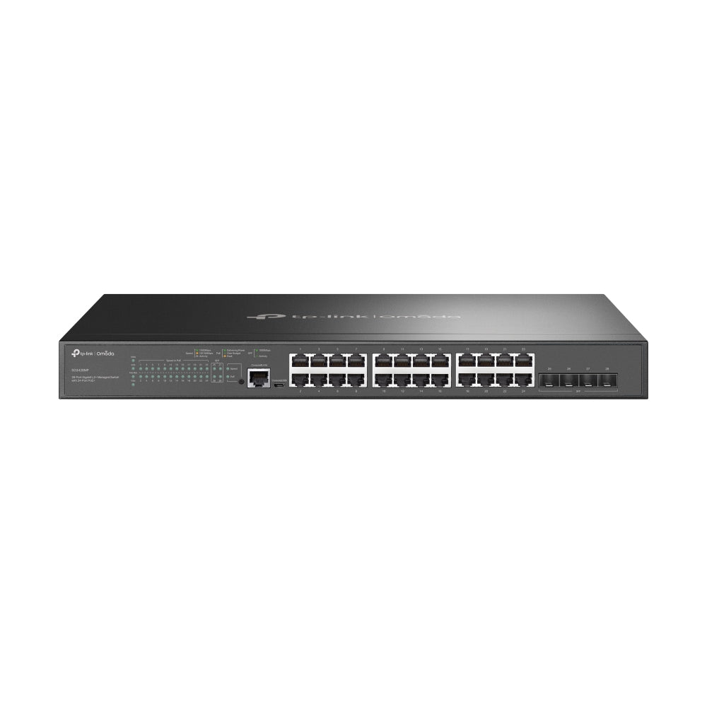 TP-Link Omada 28-Port Gigabit L2+ Managed Switch with 24-Port PoE+