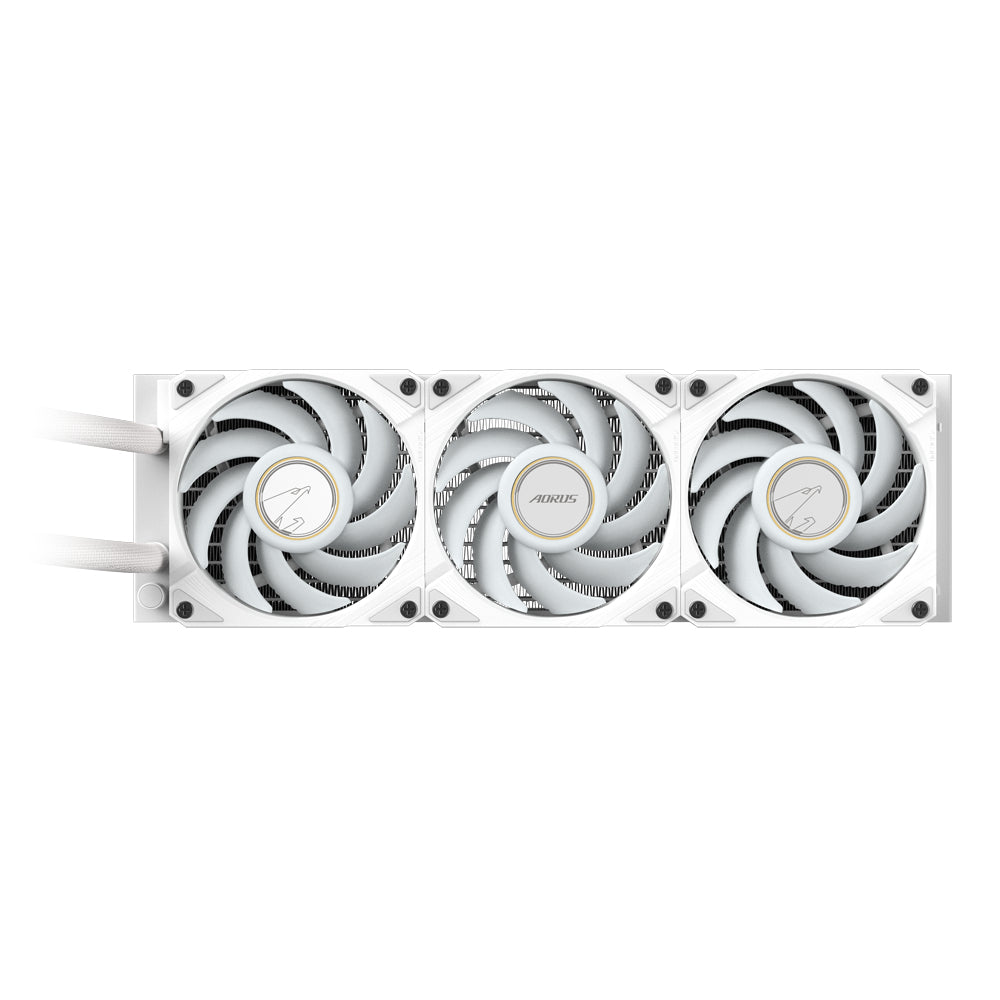 GIGABYTE AORUS WATERFORCE X II 360 ICE AIO Liquid CPU Cooler - 3x120mm ARGB Fans, full-color LCD, DAISY-CHAIN, Intel LGA 1851 and AMD AM5 Compatible