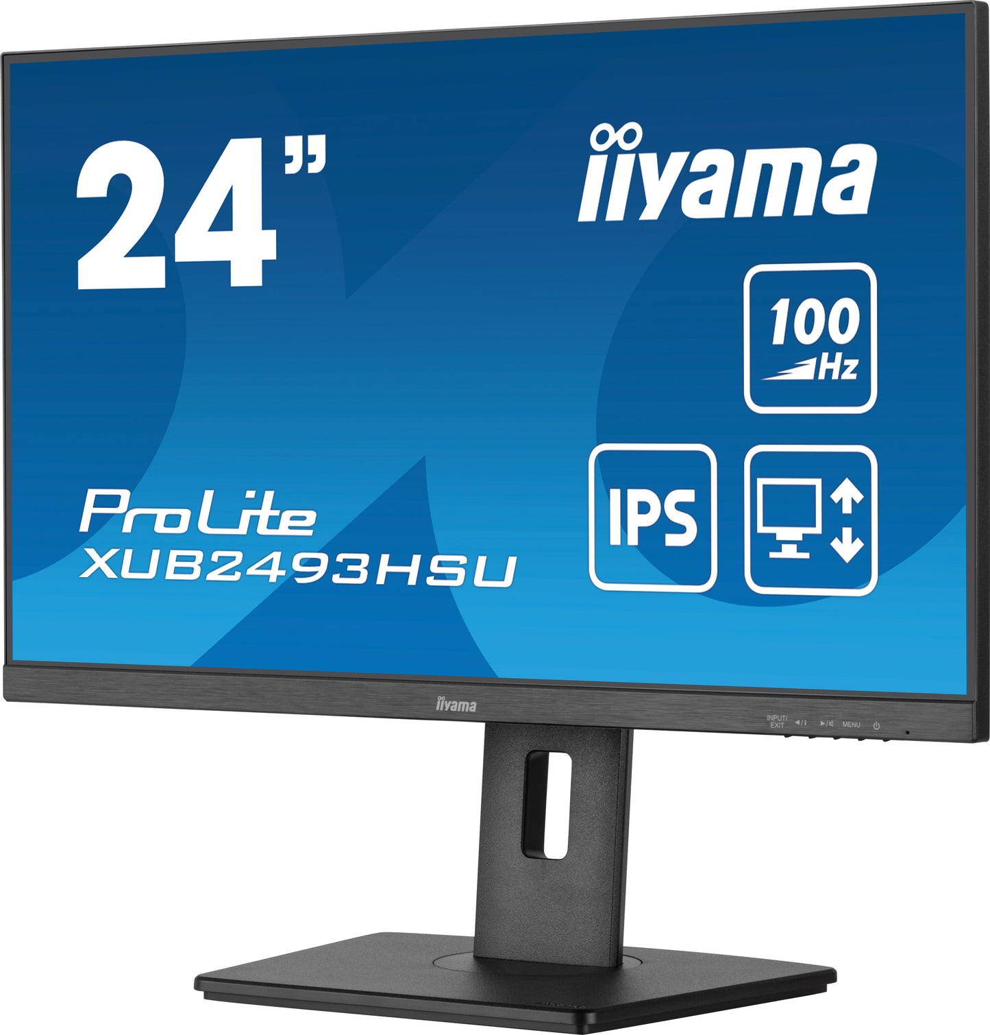 iiyama ProLite XUB2493HSU-B6 computer monitor 60.5 cm (23.8") 1920 x 1080 pixels Full HD LED Black