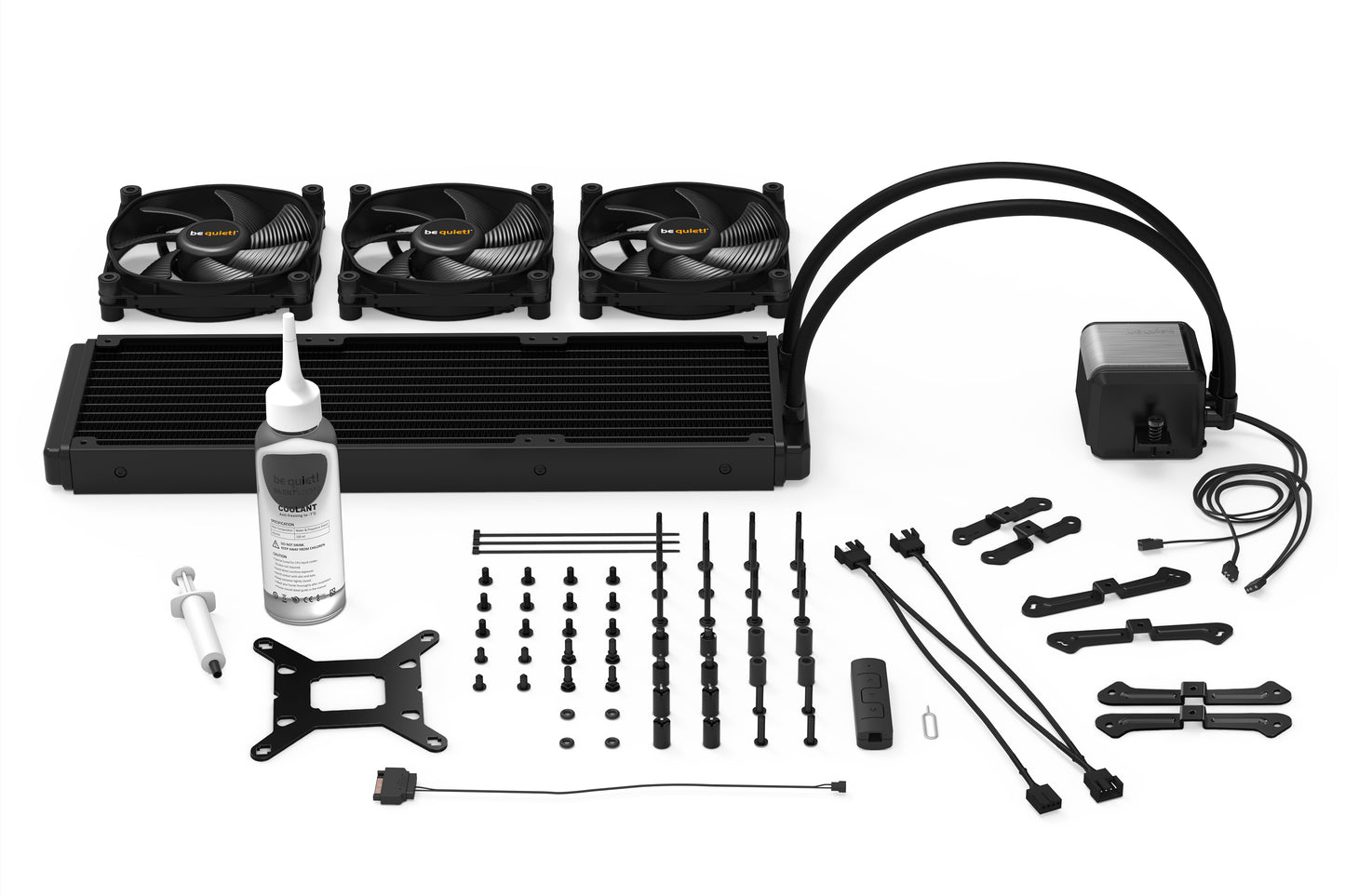 be quiet! Silent Loop 2 360mm All In One CPU Water Cooling, 3 X 120mm PWM Fan, For Intel Socket: 1200 / 2066 / 115X / 2011(-3) square ILM; For AMD Socket: AMD: AM4 / AM3(+)