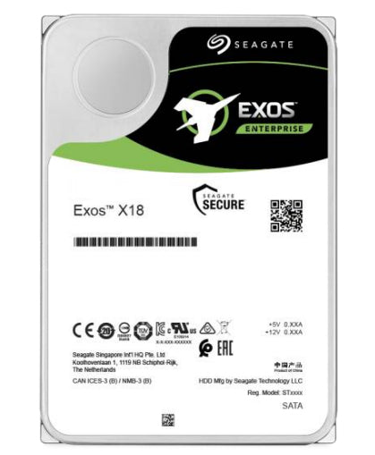 Seagate Exos X18 internal hard drive 10 TB 7200 RPM 256 MB 3.5" SAS