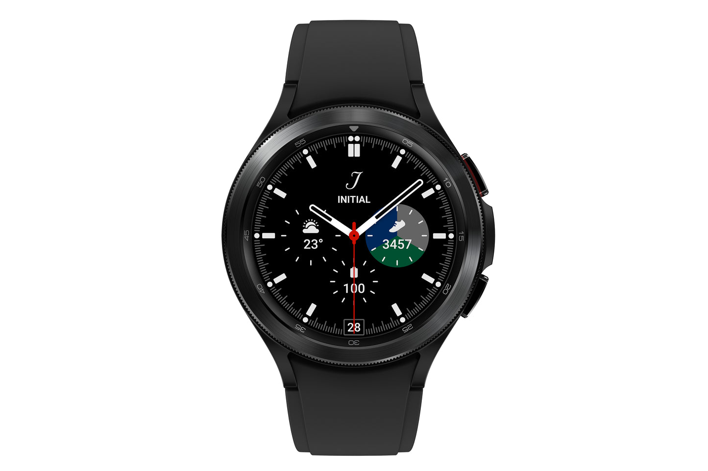 Samsung Galaxy Watch4 Classic 3.56 cm (1.4") OLED 46 mm Digital 450 x 450 pixels Touchscreen Black Wi-Fi GPS (satellite)