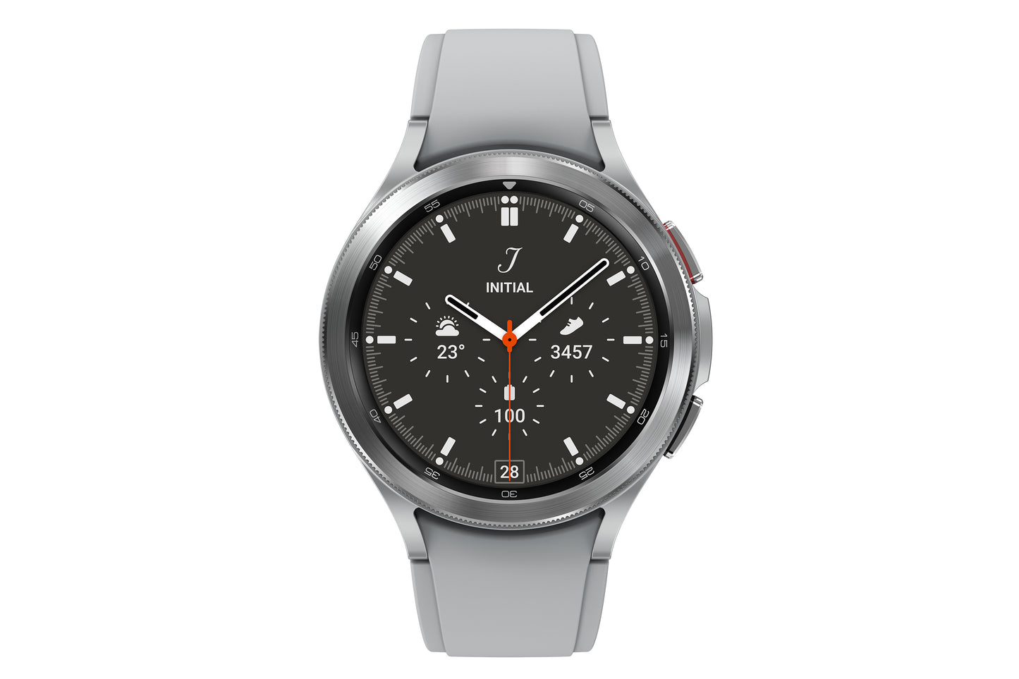 Samsung Galaxy Watch4 Classic 3.56 cm (1.4") OLED 46 mm Digital 450 x 450 pixels Touchscreen 4G Silver Wi-Fi GPS (satellite)