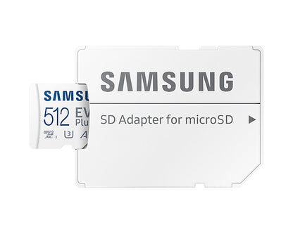 Samsung EVO Plus 512 GB MicroSDXC UHS-I Class 10