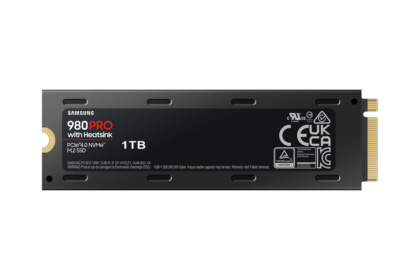 Samsung 980 PRO 1 TB M.2 PCI Express 4.0 NVMe V-NAND MLC