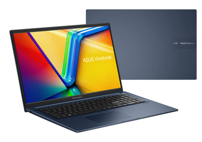 ASUS Vivobook 17 X1704ZA-AU245W Intel® Core™ i3 i3-1215U Laptop 43.9 cm (17.3") Full HD 8 GB DDR4-SDRAM 512 GB SSD Wi-Fi 6E (802.11ax) Windows 11 Home Blue