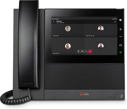 POLY CCX 600 Business Media Phone for Microsoft Teams and PoE-enabled