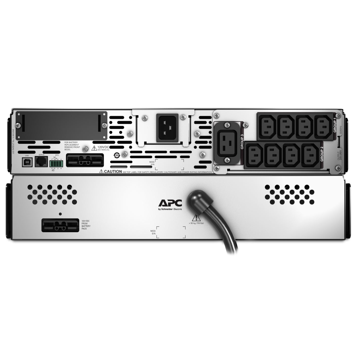 APC Smart-UPS X SMX2200RMHV2U - 2200VA, 8x C13 + 1x C19 outlet, USB, expandable runtime