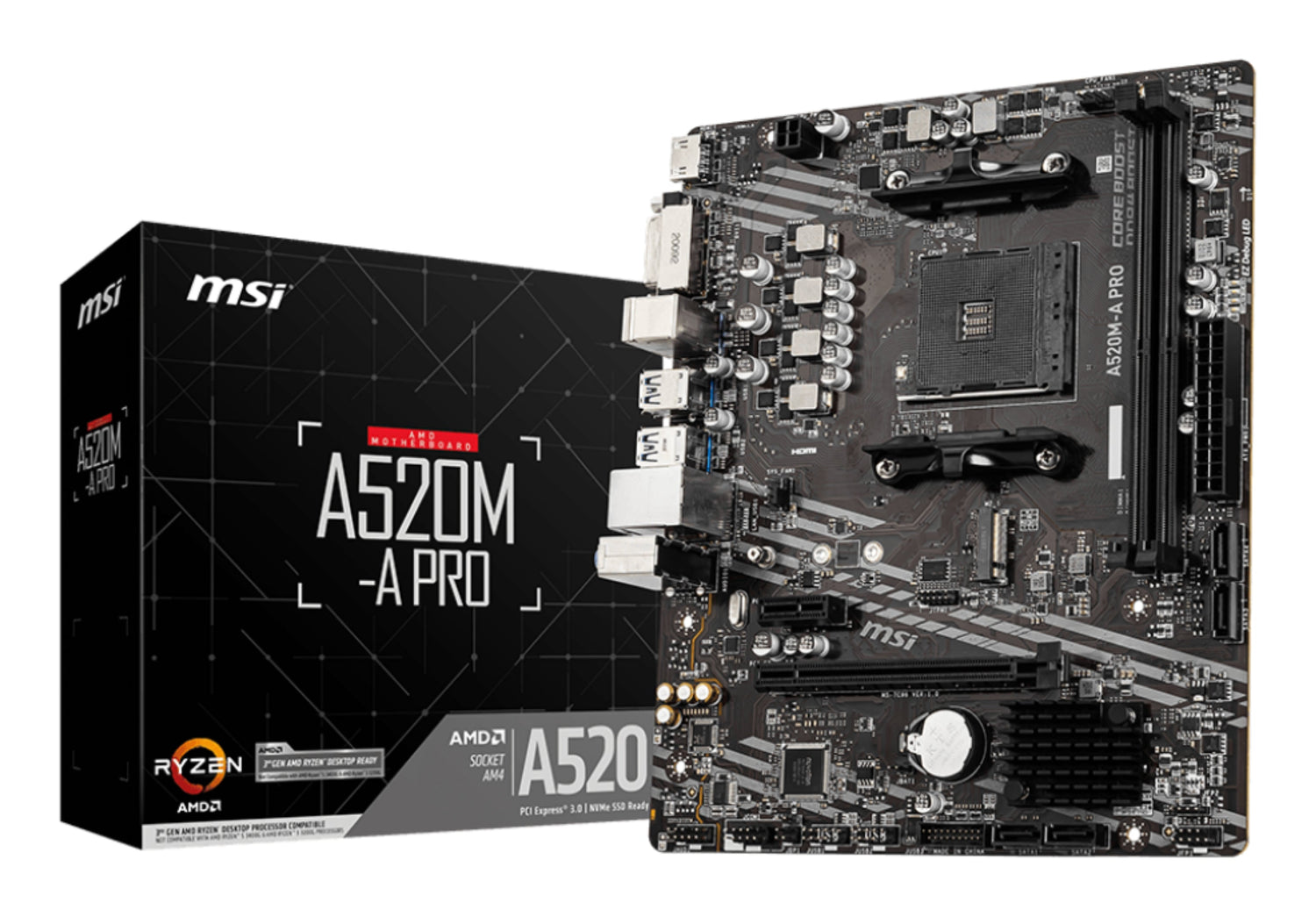 MSI A520M-A PRO motherboard - TECHDIRECT MSI -  Ireland - Carlow - Dublin - Cork