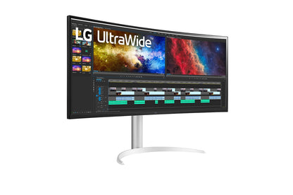 LG 38BQ85C-W computer monitor 95.2 cm (37.5") 3840 x 1600 pixels Quad HD+ White