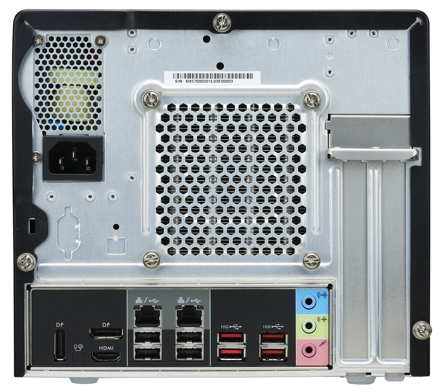 Shuttle XPC cube Barebone SH570R6 - S1200, Intel H570, 1x PCIe X16, 1x PCIe X4, 2x M.2, 2xDP, 1xHDMI, 2x LAN, 1x 5.25", 2x 3.5", 300W PSU