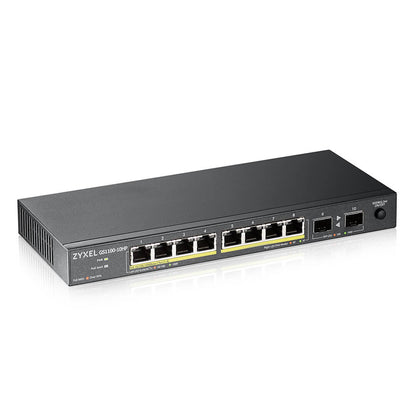 Zyxel GS1100-10HP v2 Unmanaged Gigabit Ethernet (10/100/1000) Power over Ethernet (PoE) Black