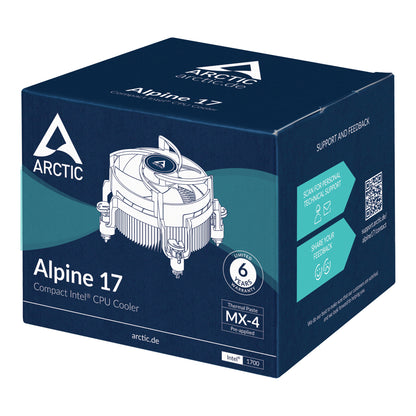 ARCTIC Alpine 17 - Compact Intel CPU Cooler