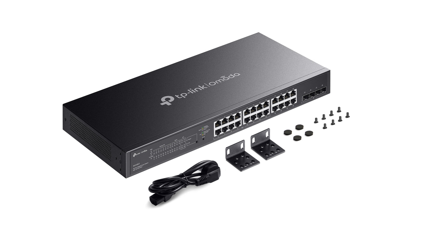 TP-Link Omada 28-Port Gigabit Smart Switch with 16-Port PoE+