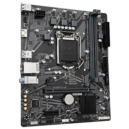 GIGABYTE H510M K V2 Motherboard - Supports Intel Core 11th CPUs, up to 3200MHz DDR4 (OC), 1xPCIe 3.0 M.2, GbE LAN, USB 3.2 Gen 1