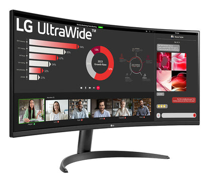 LG 34WR50QK-B computer monitor 86.4 cm (34") 3440 x 1440 pixels Wide Quad HD Black