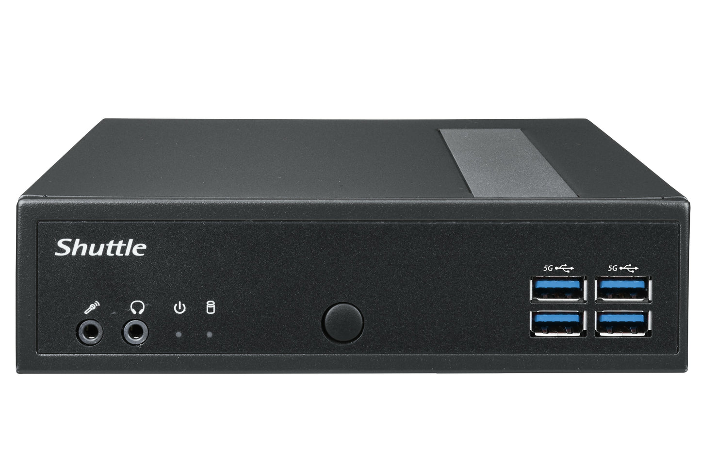 Shuttle XPC slim Barebone DL30N, Intel N100, 1x DDR5, 2x LAN (2x 2.5Gbit), 2xCOM,1xHDMI,1xDP, 1x VGA, fanless, 24/7 permanent operation