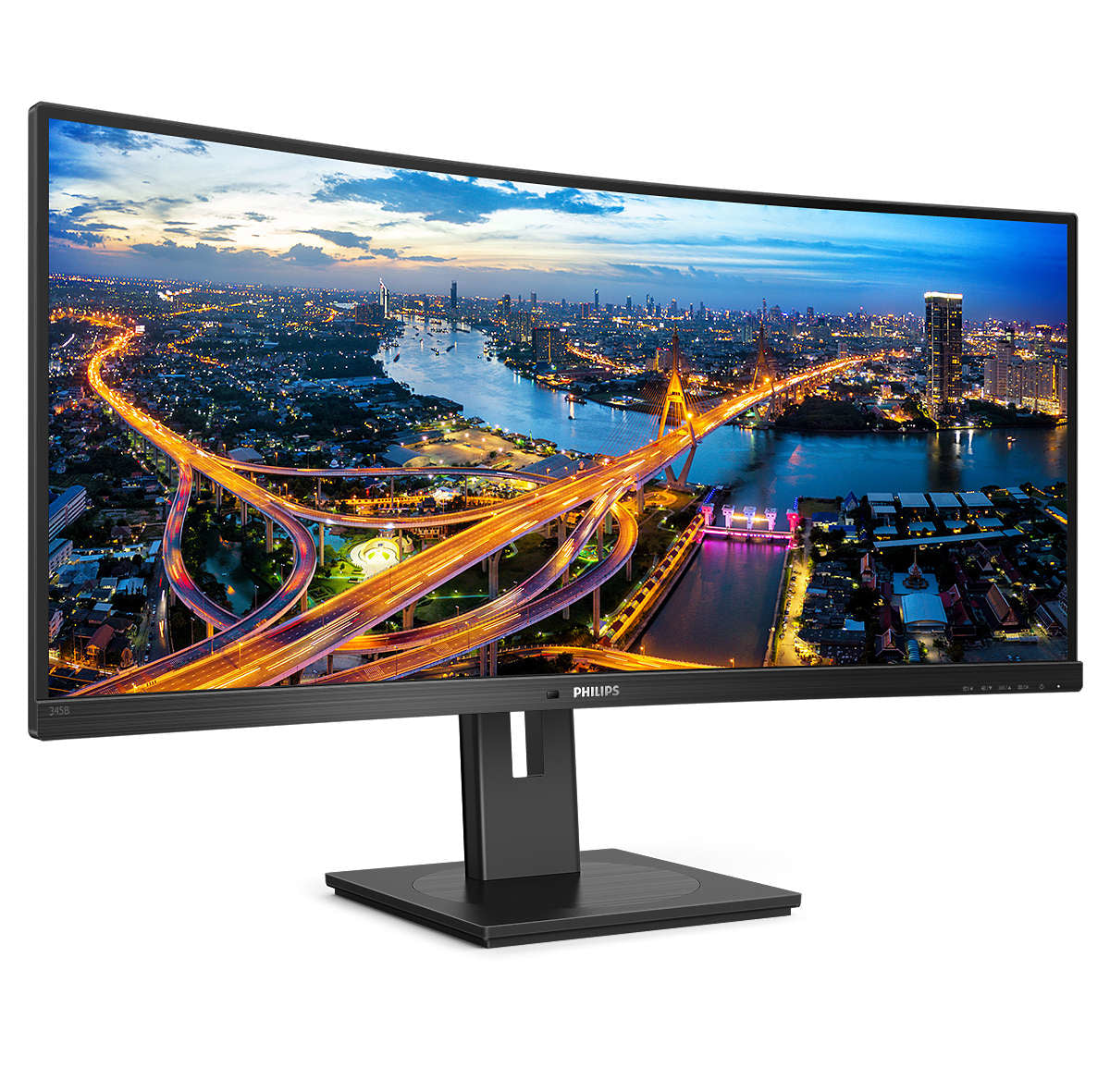 Philips B Line 345B1C/00 computer monitor 86.4 cm (34") 3440 x 1440 pixels Quad HD LCD Black