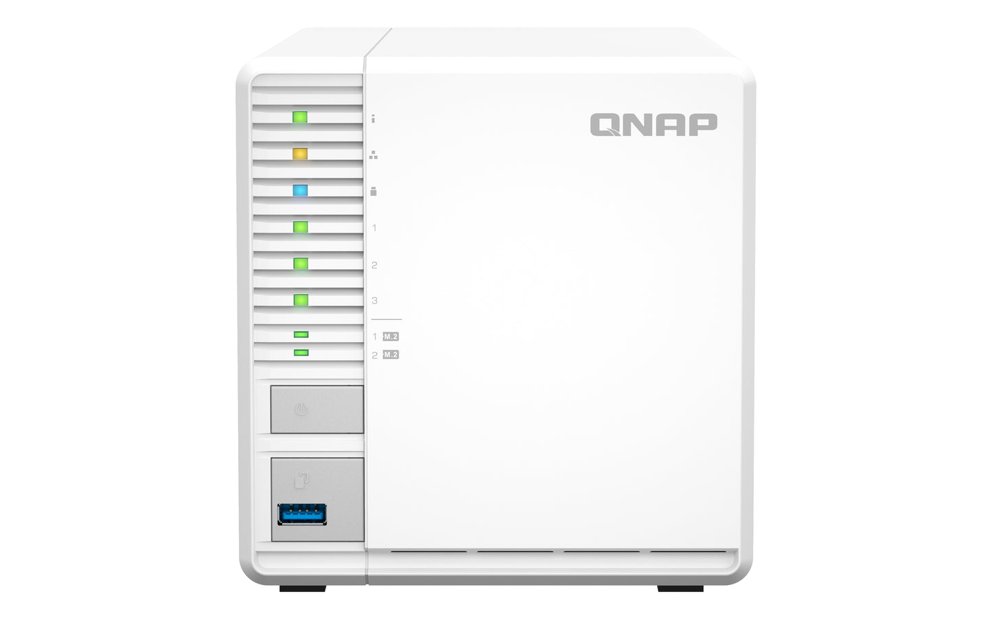 QNAP TS-364 NAS Tower Intel® Celeron® N5095 8 GB DDR4 0 TB QNAP Turbo System White