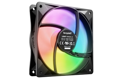 be quiet! LIGHT WINGS LX 120mm PWM High Speed 3-Pack Black Computer case Fan 12 cm 3 pc(s)