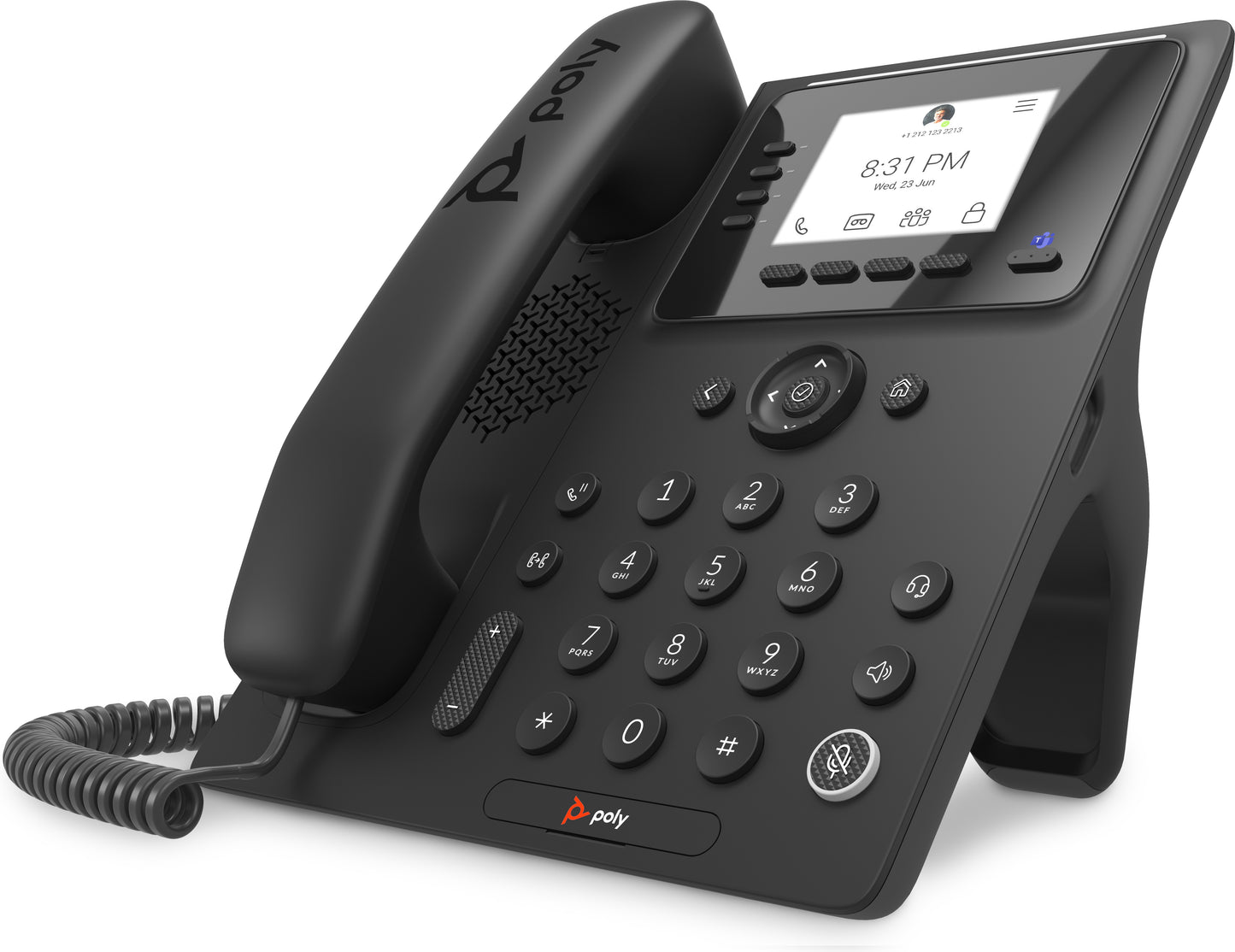 POLY CCX 350 Business Media Phone for Microsoft Teams and PoE-enabled