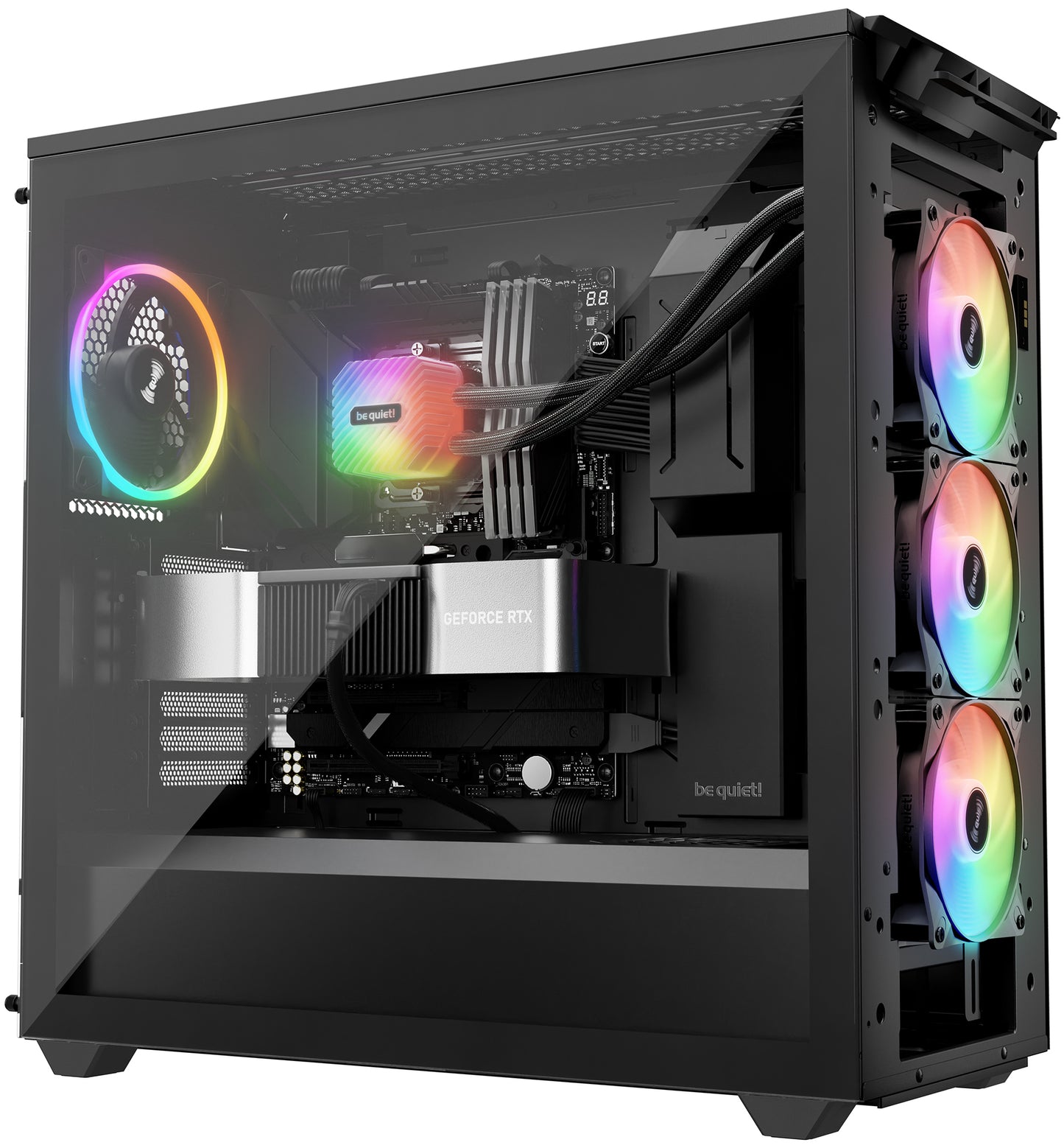 be quiet! LIGHT LOOP 360mm Black Processor All-in-one liquid cooler 12 cm 1 pc(s)