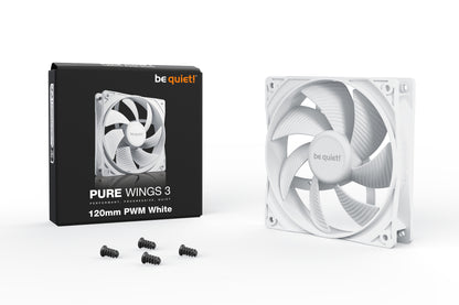 be quiet! Pure Wings 3 120mm PWM White Computer case Fan 12 cm 1 pc(s)