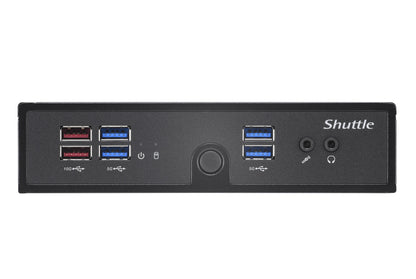 Shuttle XPC slim Barebone DS50U3, Intel i3-1315U, 2x LAN (1x 2.5Gbit ,1x 1Gbit), 1xCOM,1xHDMI,1xDP, 1x VGA, fanless, 24/7 permanent operation