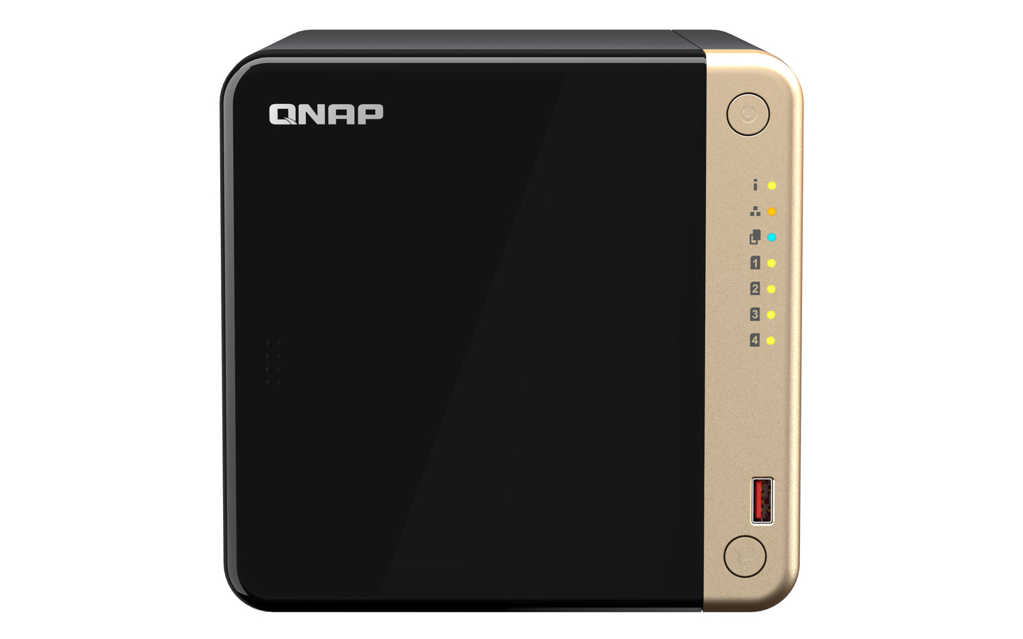 QNAP TS-464 NAS Tower Intel® Celeron® N5095 8 GB DDR4 0 TB QNAP QTS Black