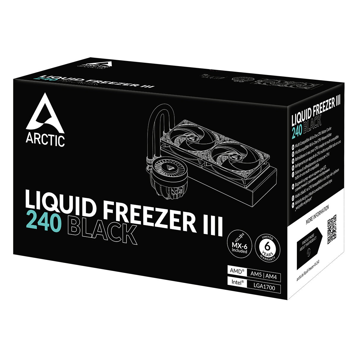 ARCTIC Liquid Freezer III 240 - Multi Compatible All-in-One CPU Water Cooler