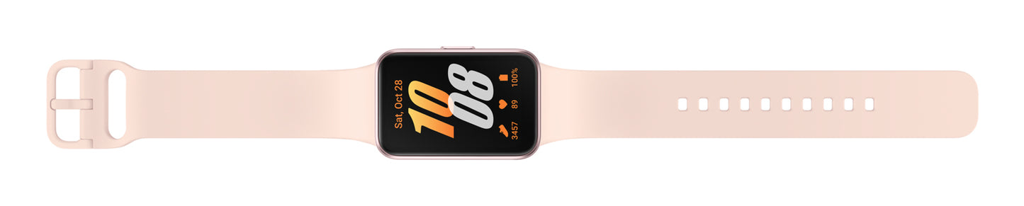 Samsung Galaxy Fit3 4.06 cm (1.6") AMOLED 40 mm Digital 256 x 402 pixels Touchscreen Pink gold