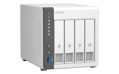 QNAP TS-433 NAS Tower ARM Cortex-A55 4 GB 0 TB QNAP QTS White