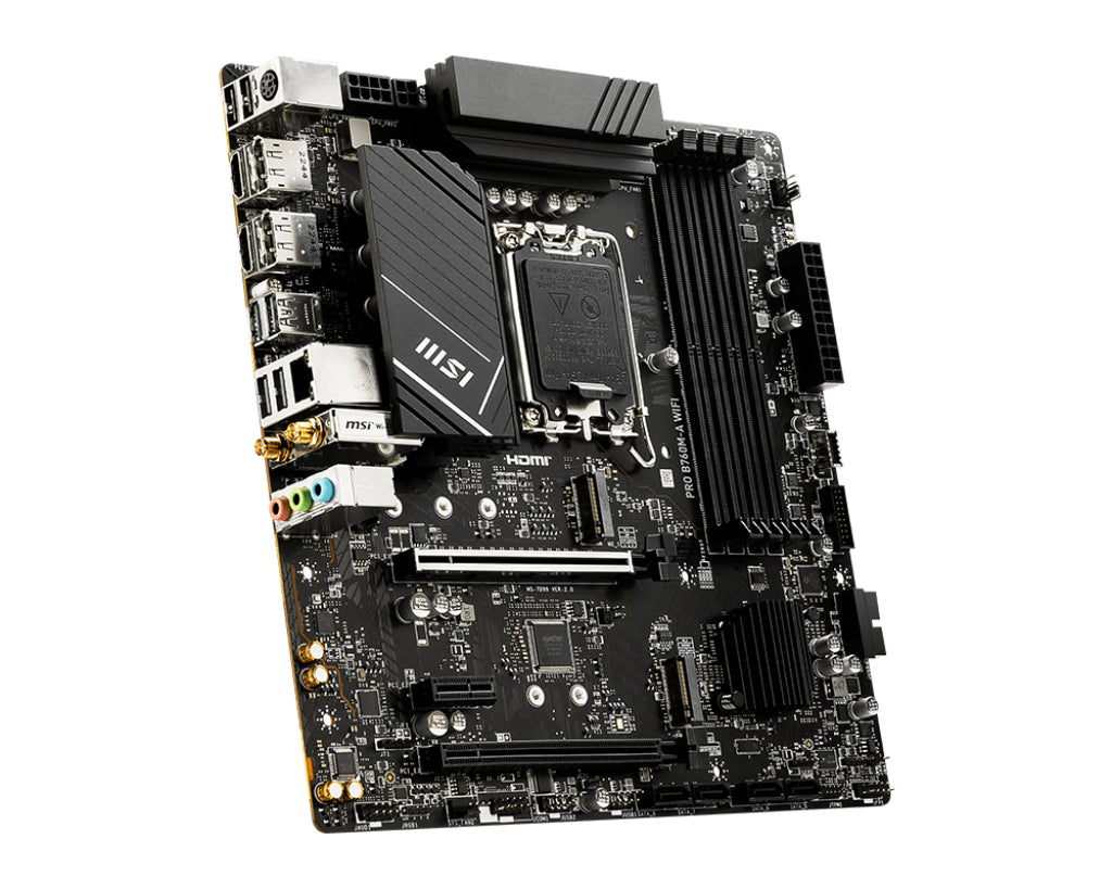 MSI PRO B760M-A WIFI motherboard Intel B760 LGA 1700 micro ATX