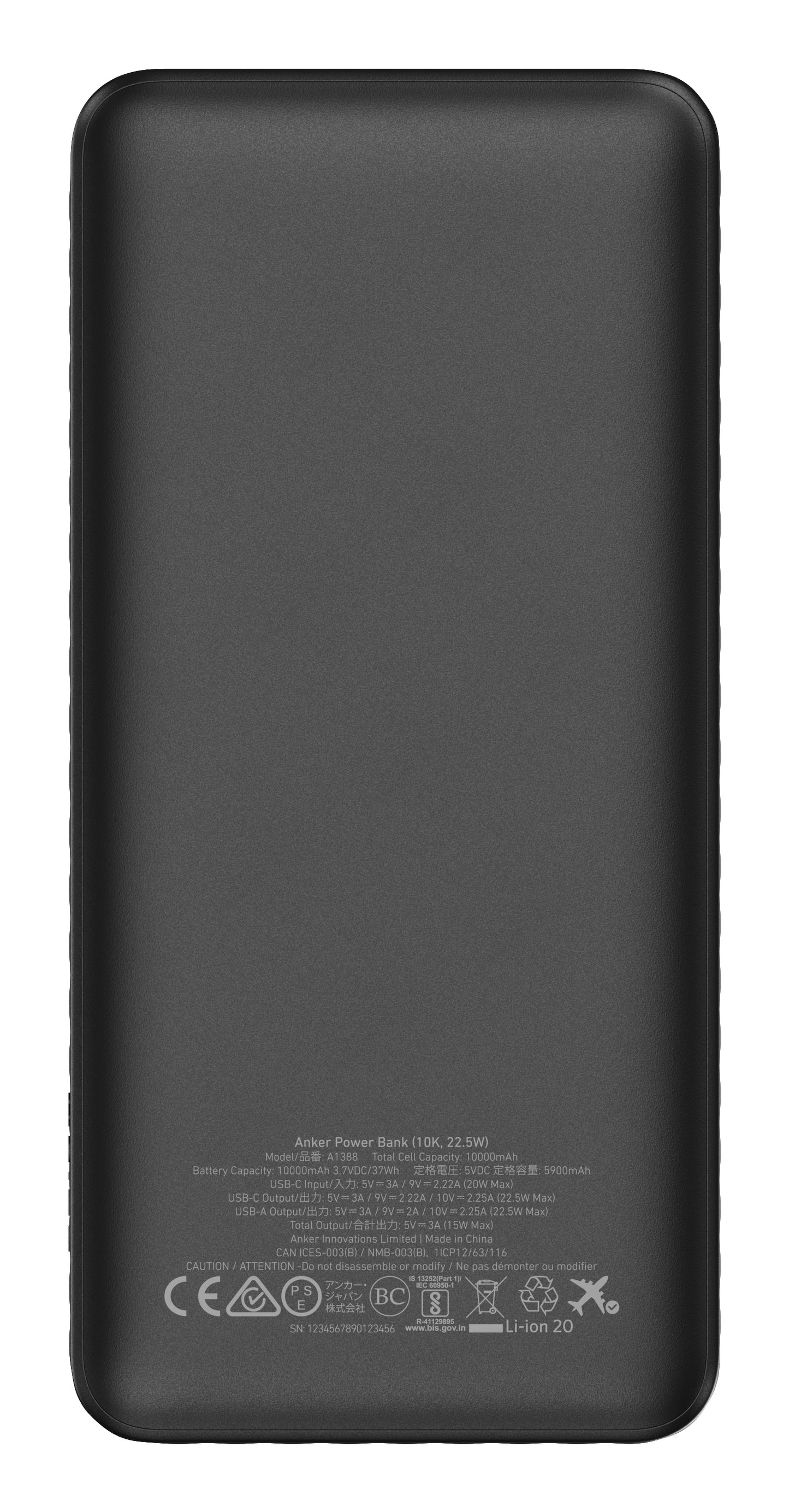 Anker A1388G11 power bank 10000 mAh Black