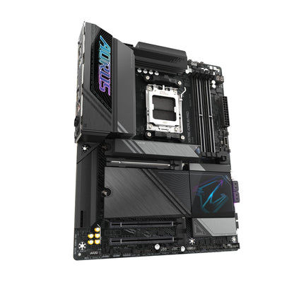 GIGABYTE X870E AORUS PRO Motherboard - Supports AMD Ryzen 9000 CPUs, 16+2+2 Phases Digital VRM, up to 8000MHz DDR5 (OC), 3xPCIe 5.0 + 1xPCIe 4.0,Wi-Fi 7, 2.5GbE LAN, USB 4