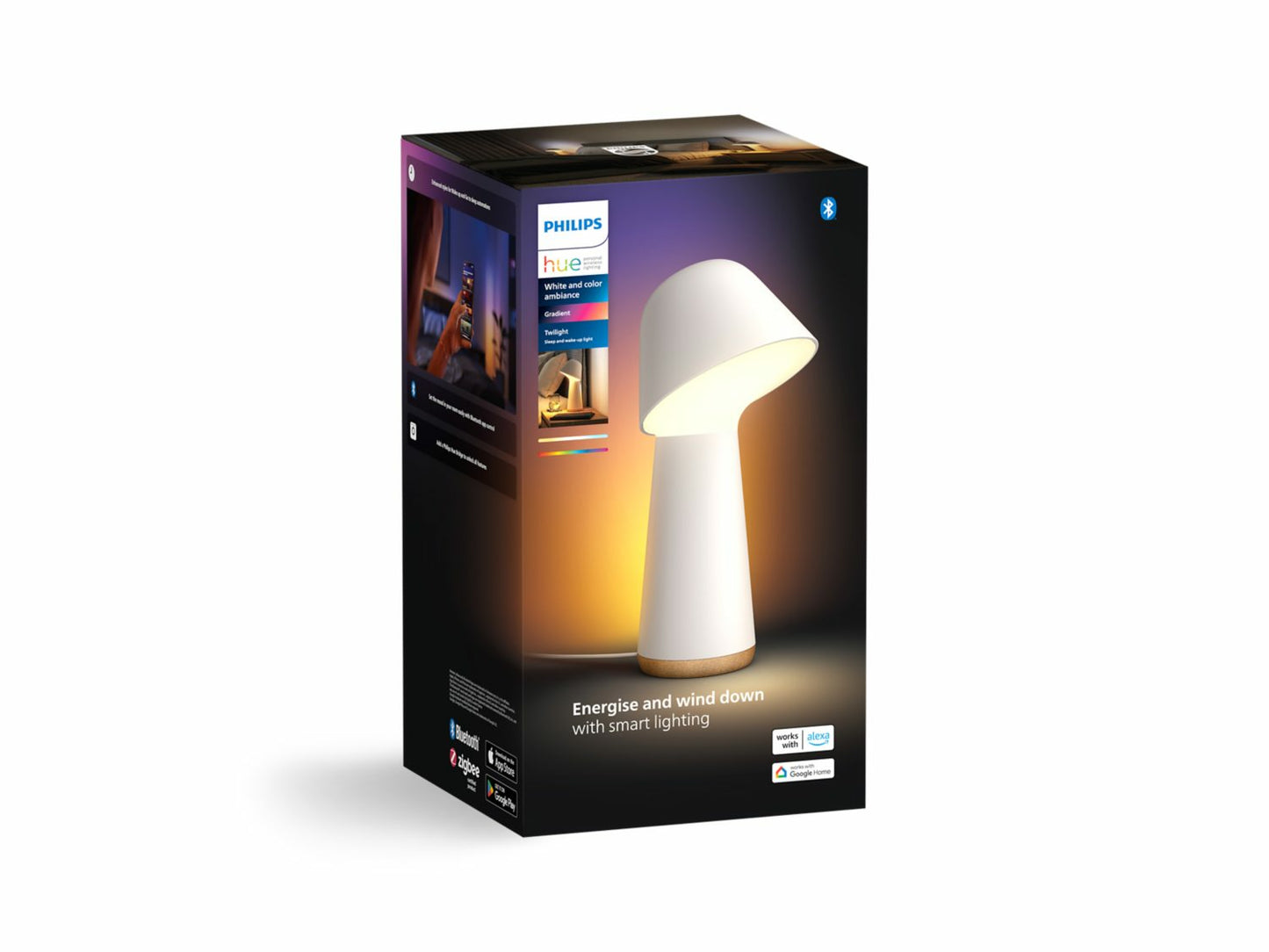 Philips Hue Bedside table lamp 13.4 W LED White