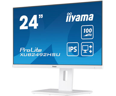 iiyama XUB2492HSU-W6 computer monitor 60.5 cm (23.8") 1920 x 1080 pixels Full HD LED White