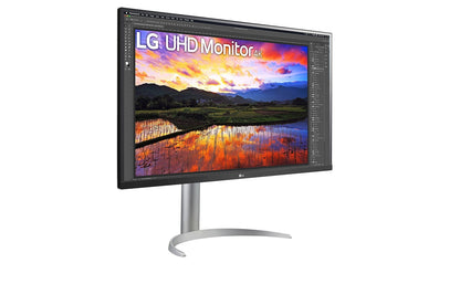 LG 32UP55NP-W computer monitor 80 cm (31.5") 3840 x 2160 pixels 4K Ultra HD White