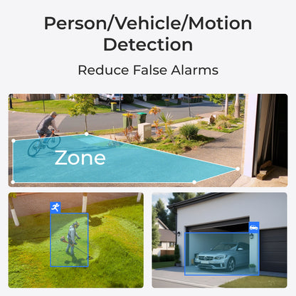 Reolink TrackMix Series W760 - 4K Outdoor Camera, Dual View, Auto-Zoom Tracking, 2.4/5Ghz Wi-Fi, Color Night Vision