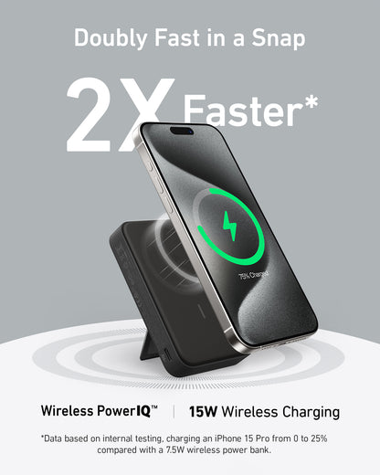 Anker 633 10000 mAh Wireless charging Black