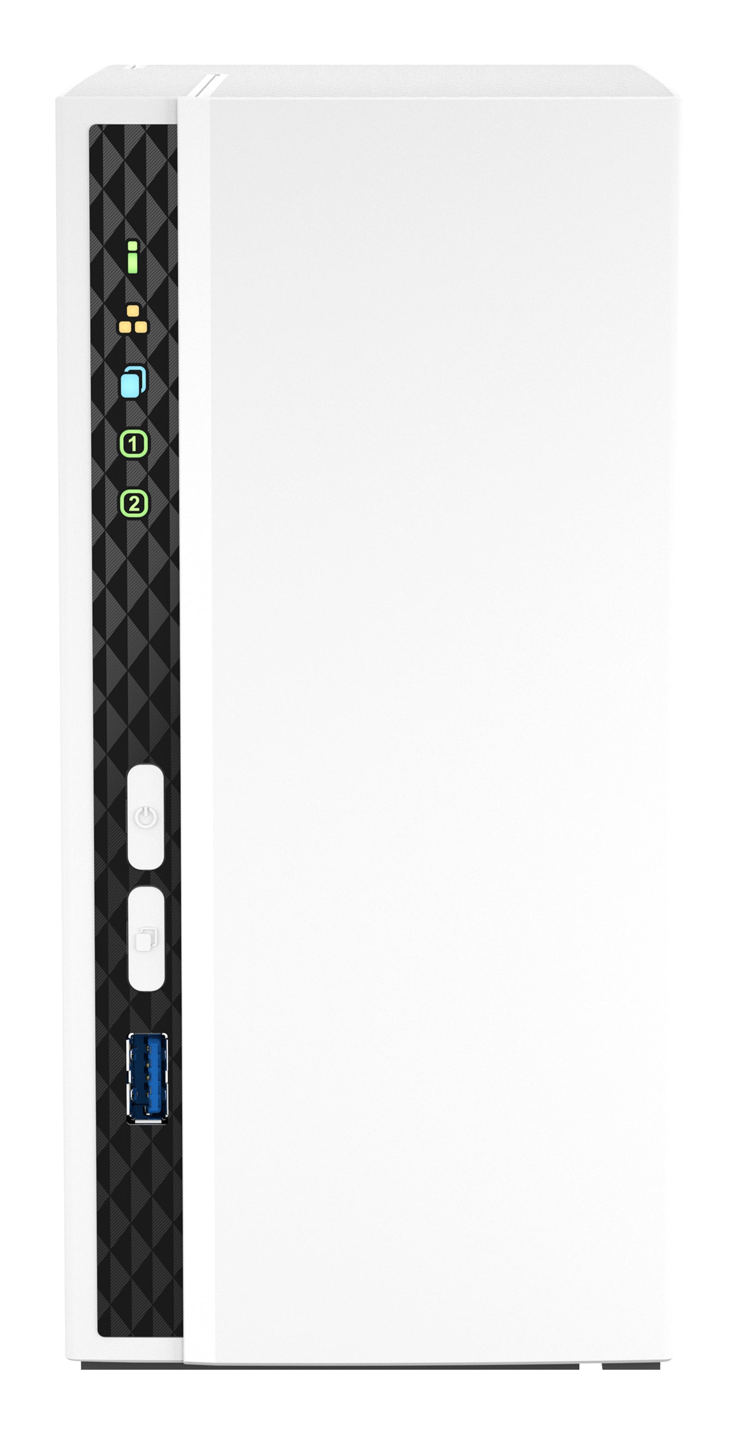 QNAP TS-233 NAS/storage server Tower ARM Cortex-A55 2 GB 0 TB QNAP QTS White