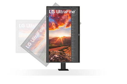 LG UltraFine Ergo computer monitor 68.6 cm (27") 3840 x 2160 pixels 4K Ultra HD LED Black