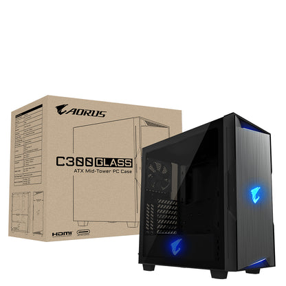 GIGABYTE GB-AC300G computer case Midi Tower Black